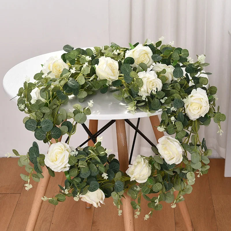 Artificial decorative plants vines and eucalyptus - view 4