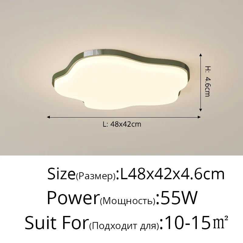 Modern led ceiling for interior design and decorative - D / Trichromatic Light