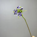 Artificial velvet silk flowers for elegant decoration - Purple