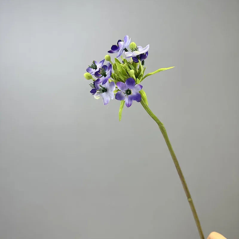 Artificial velvet silk flowers for elegant decoration - Purple