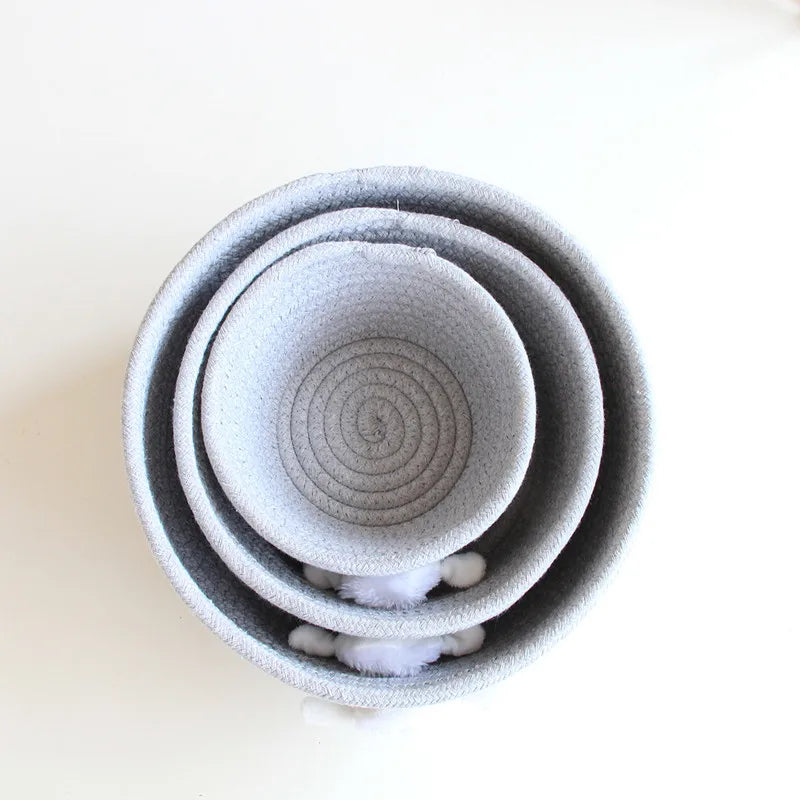 Woven storage basket for toys and various objects - view 5