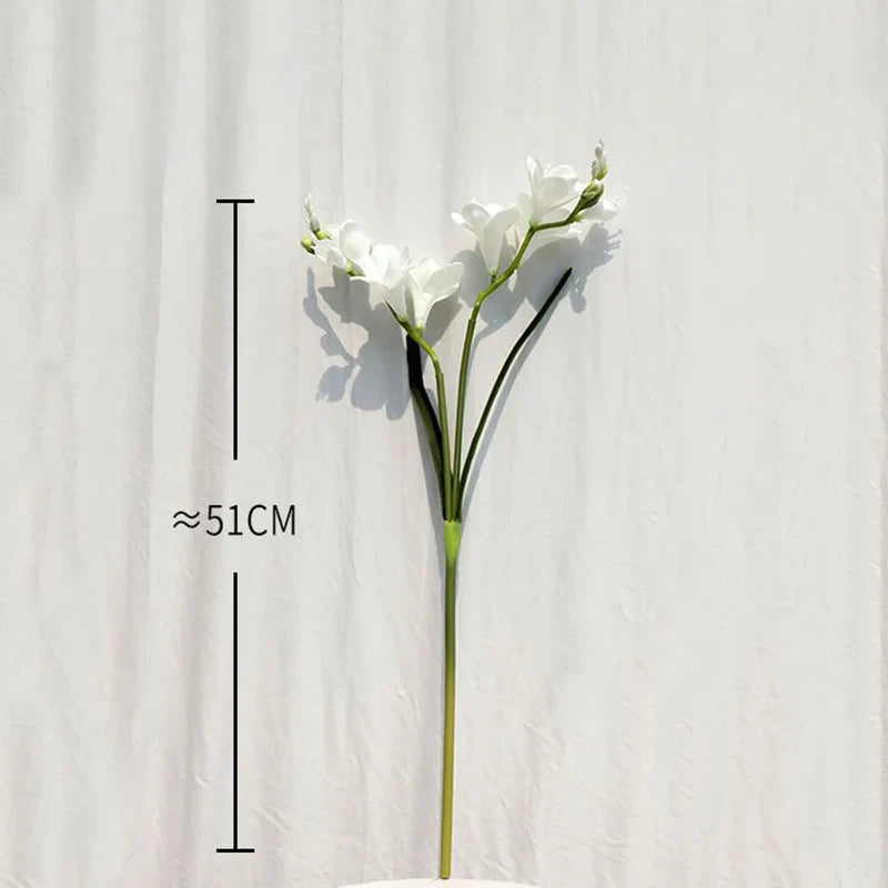 Artificial flowers orchids wedding bouquet elegant decoration - view 6