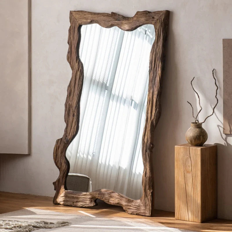 Luxury modern decorative wooden standing mirror for home - view 5