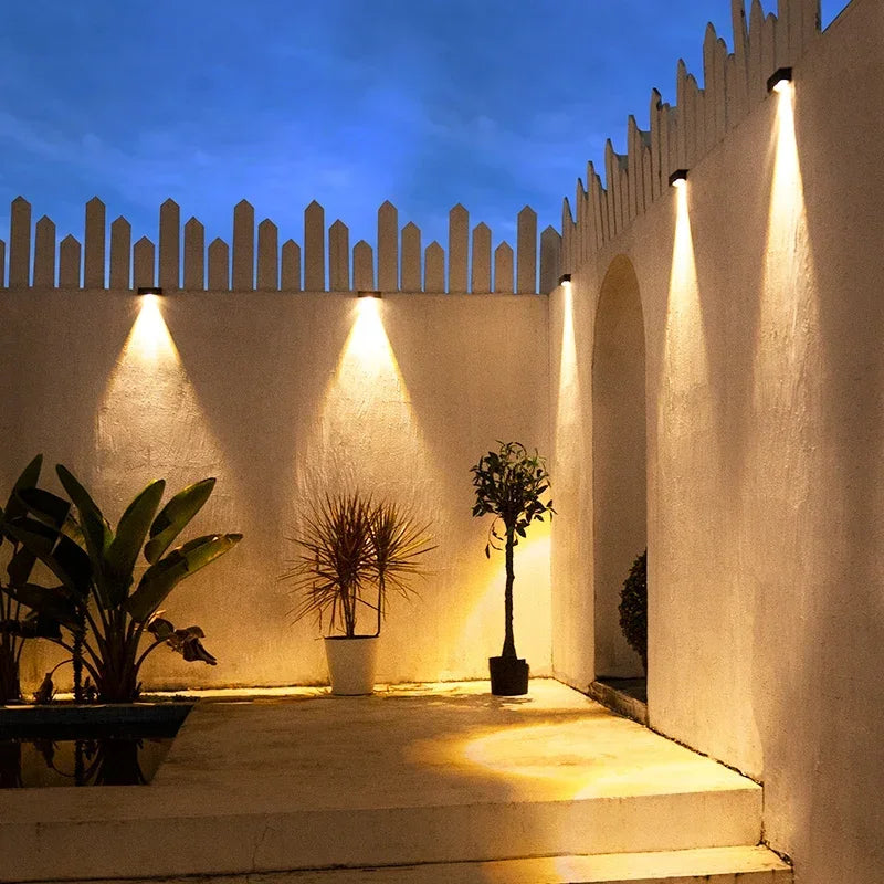 Ultra-lighted outdoor LED solar lamps for garden - view 2
