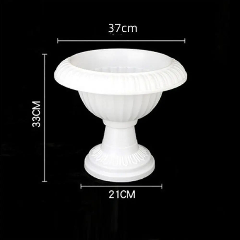 Roman flower pot in retro romantic style plastic for events - Style 6