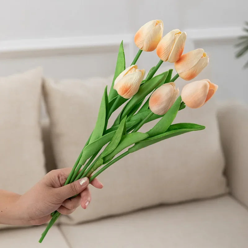 Bouquet of artificial tulips luxury for interior decoration and wedding - view 2