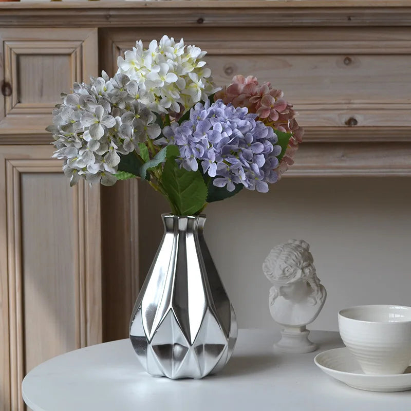 Realistic artificial hortensia flower for wedding and floral decoration - view 6