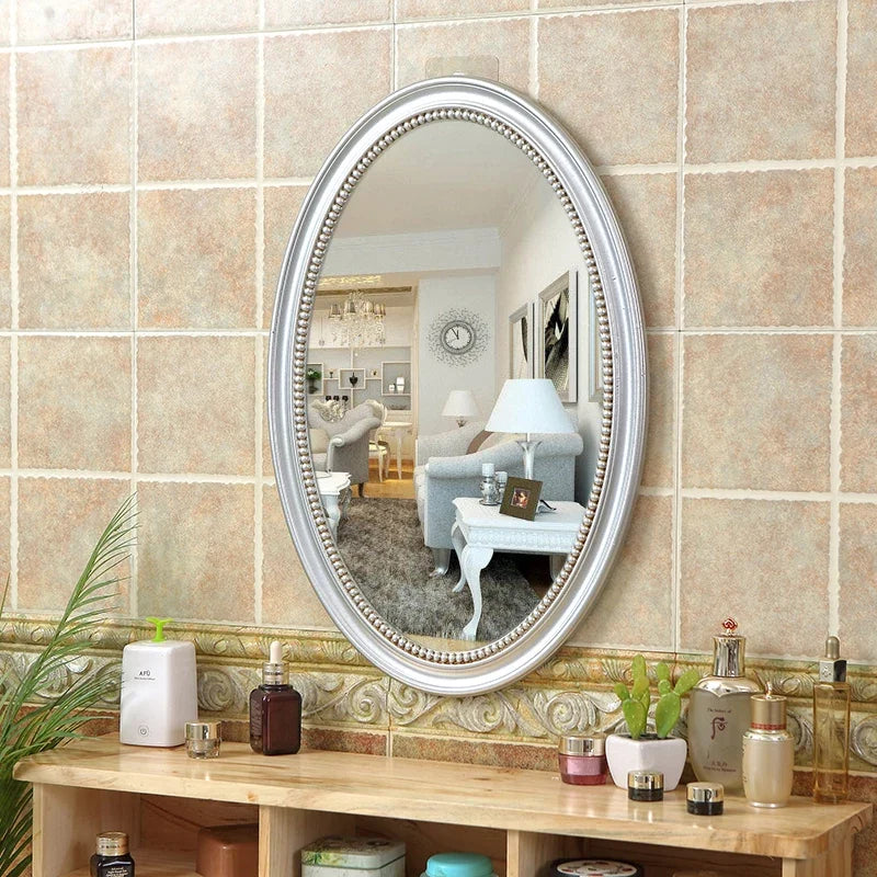 Decorative mirror hanging oval nordic macrame - view 6