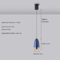 Creative pose lamp for Nordic interior decoration - Blue / 3 modifiables