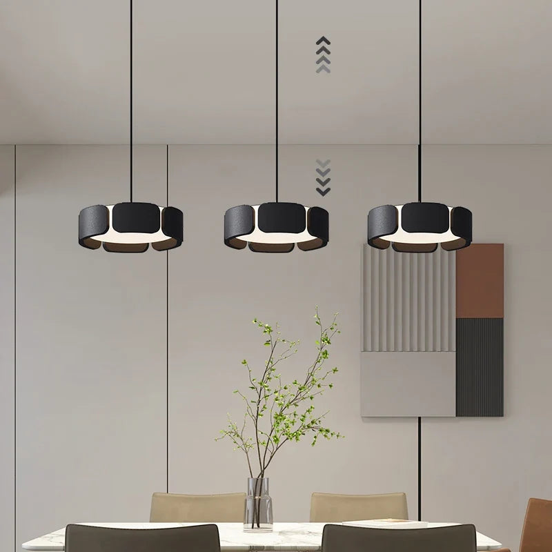 LED pendant light upliftable style minimalist Italian for modern decoration