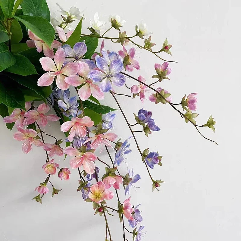 Artificial flowers hanging jasmine wedding decoration for balcony - view 2