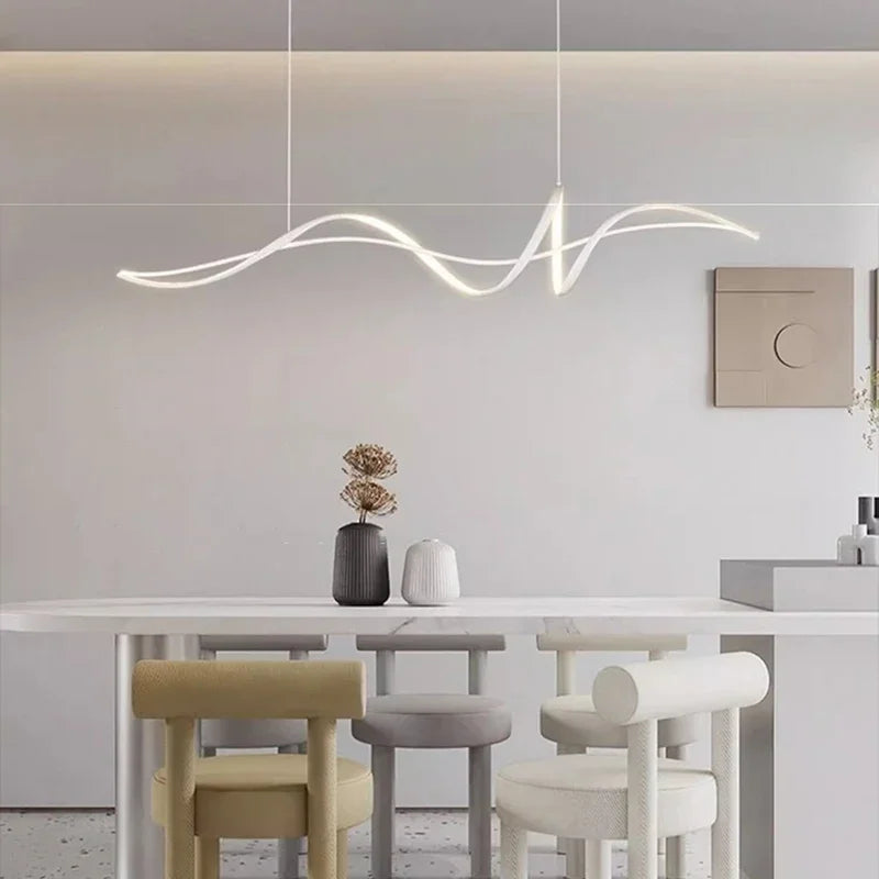 2024 Modern Home Decoration Circular LED Lights, Living Room Chandeliers, Dining Room Chandelier, Indoor Lighting - view 3