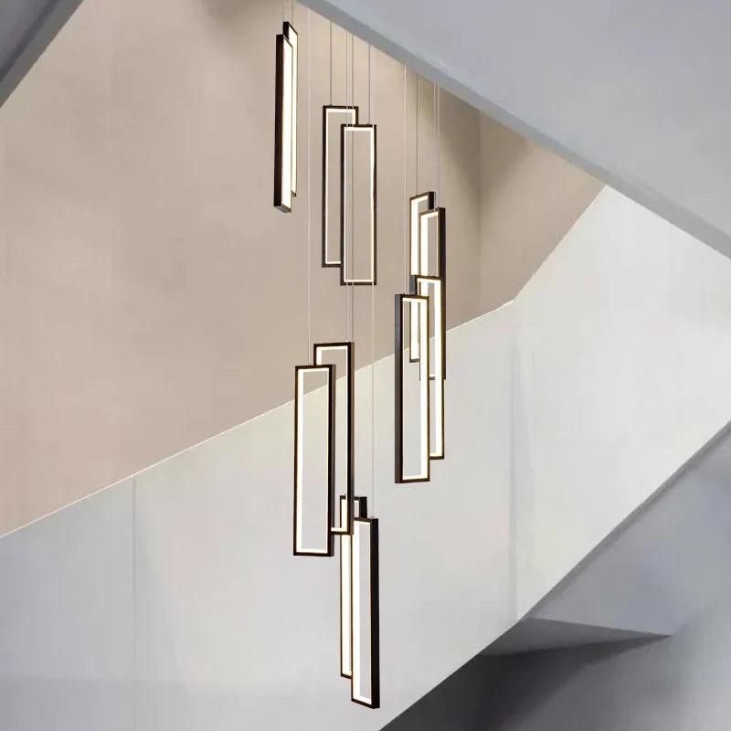 Modern led chandelier for creative duplex decoration - view 5