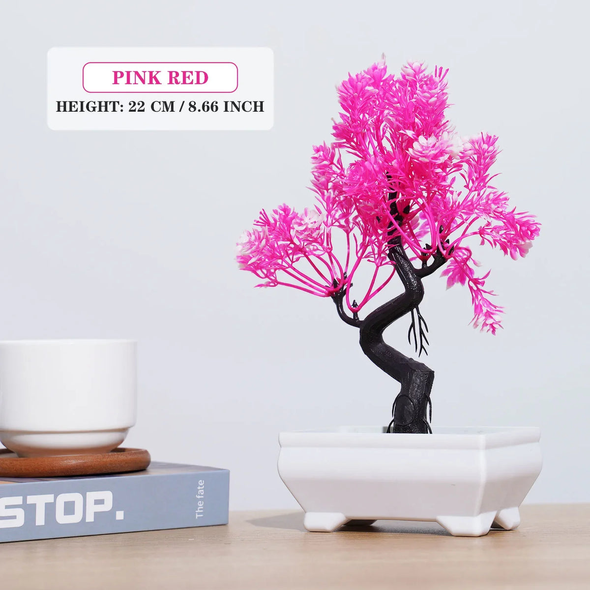 Artificial plants bonsai small tree interior and exterior decoration - PJ29-06 / With Pot
