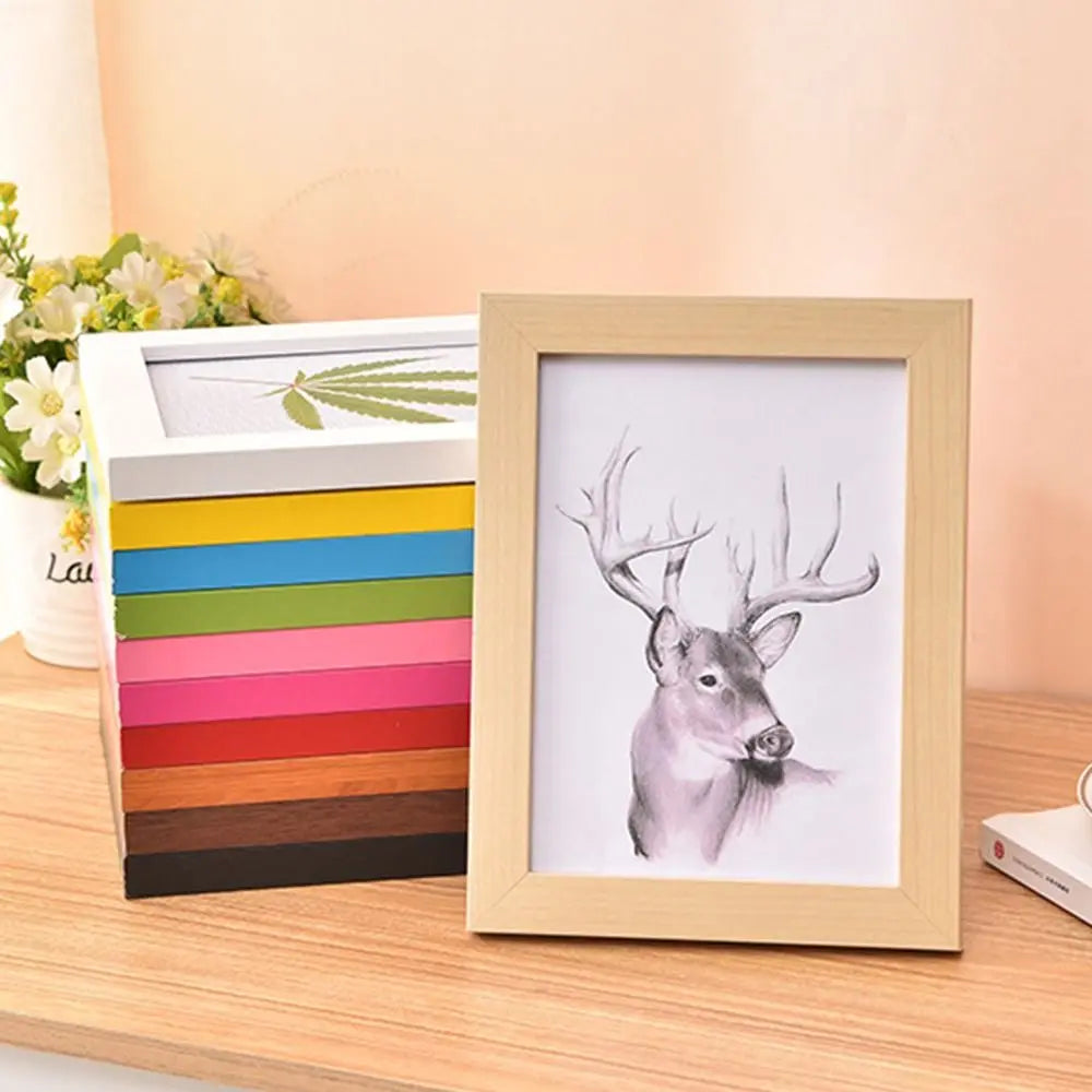 Colorful handcrafted photo frame for DIY decoration and display