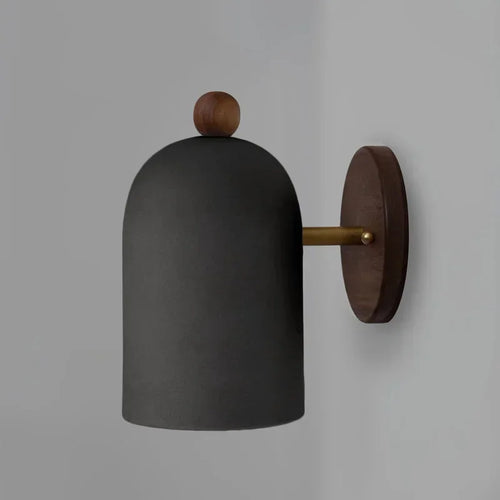 2024 Walnut Wood Iron, Simple Modern Wabi-sabi style, Wall Sconce for Bedroom, Bedside, Living, Dining Room, Corridor Aisle - view 2