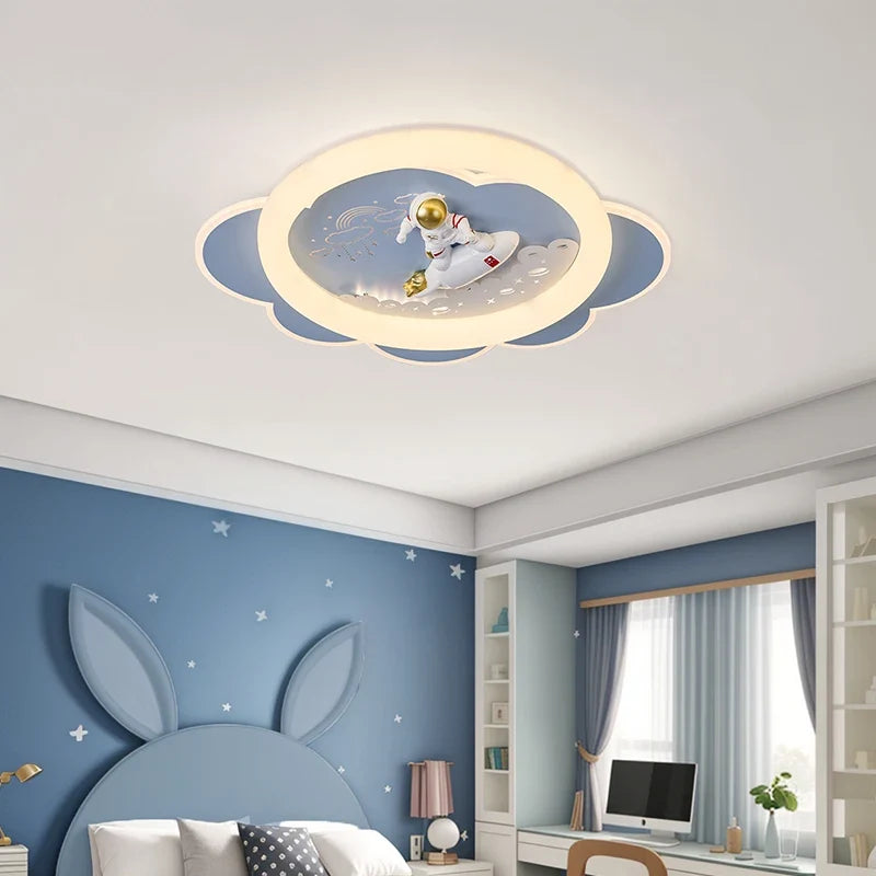 Led creative ceiling lamp for child room eye protection - view 2