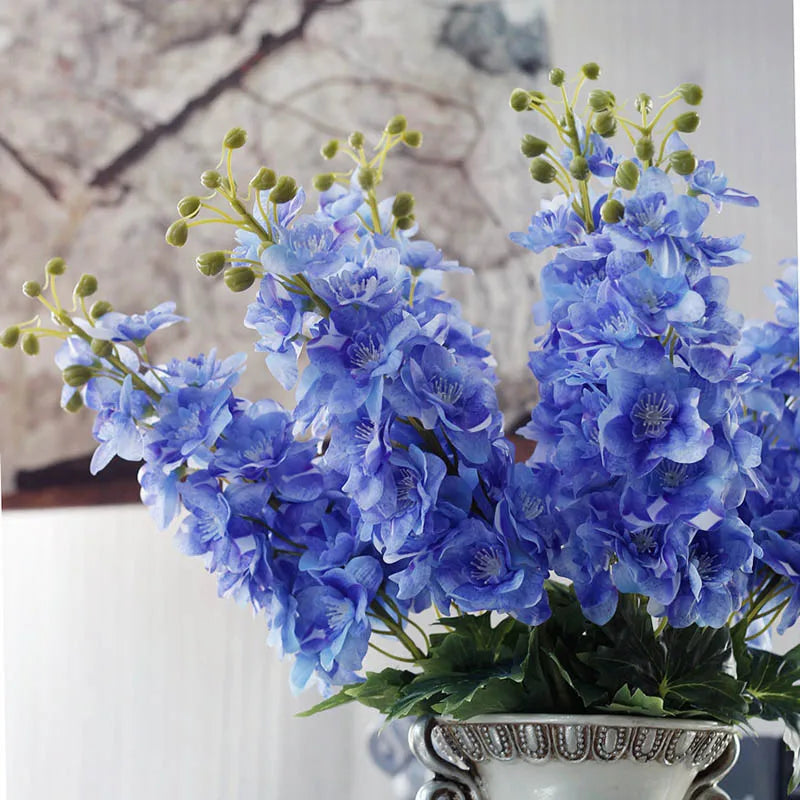 Artificial flowers delphinium hyacinth for wedding decoration - view 5