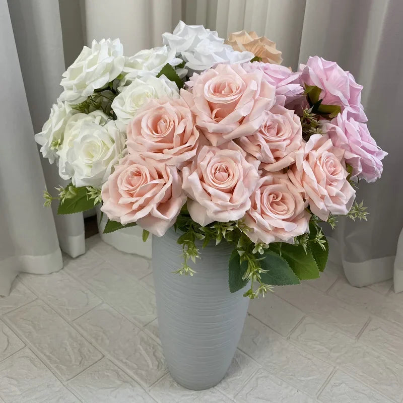 Bouquet of artificial decorative rose wines for events and halls - view 3