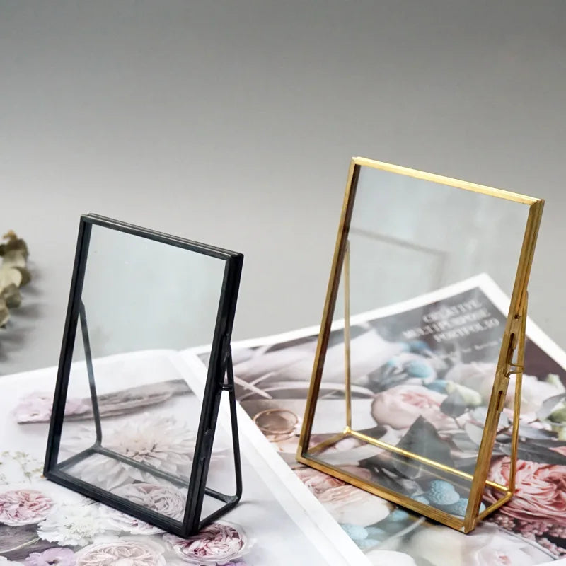 Transparent glass frame antique style for interior decoration - view 3