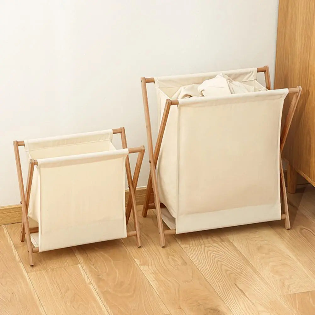 Large capacity foldable storage basket for linen and accessories - view 4