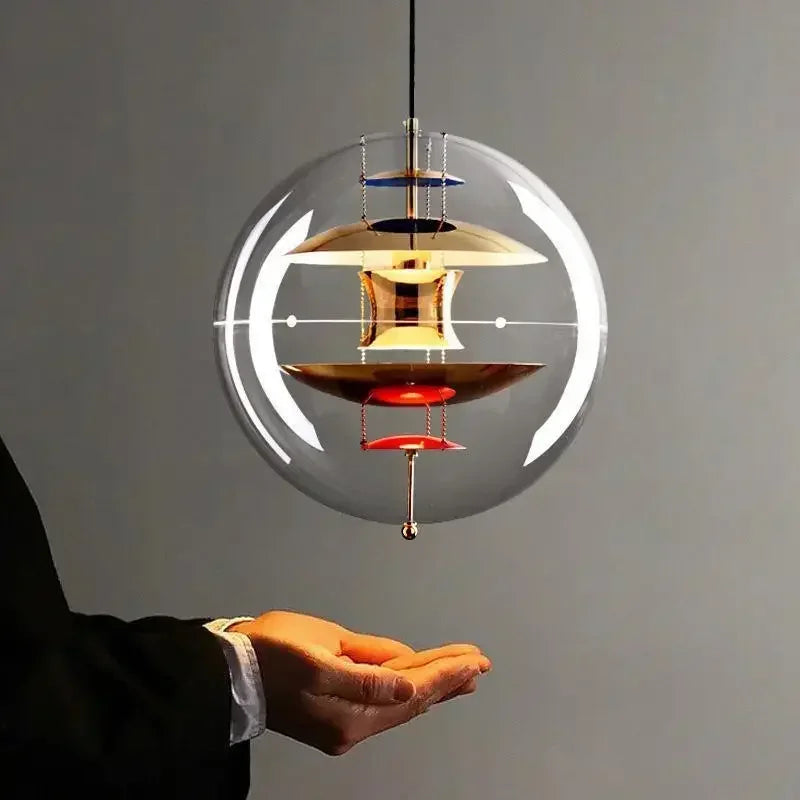 Modern aesthetic planetary light, coffee shop, tea restaurant, bar designer, interior decoration light