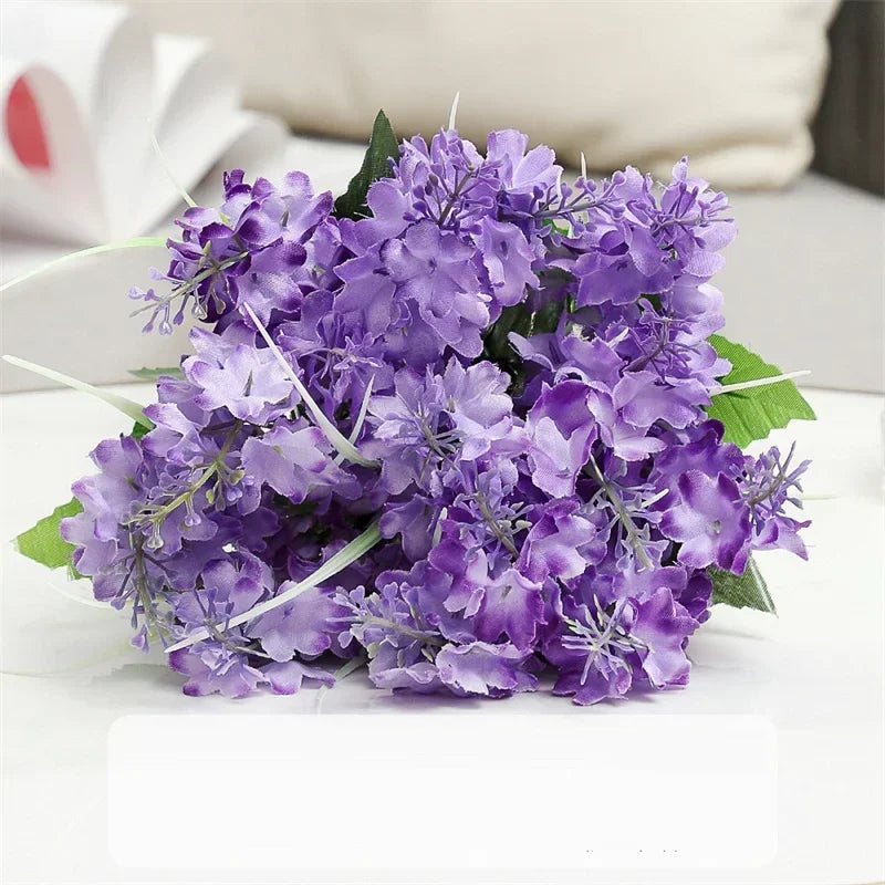 Bouquet of artificial hyacinths for elegant floral decoration - view 6