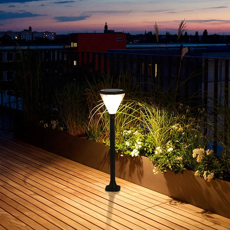 LED solar lamp for outdoor lighting garden and road - view 3