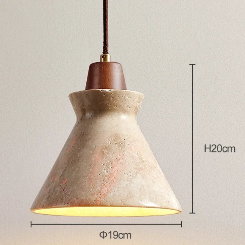 Vintage chandelier in led marble for elegant interior decoration - Dark Color