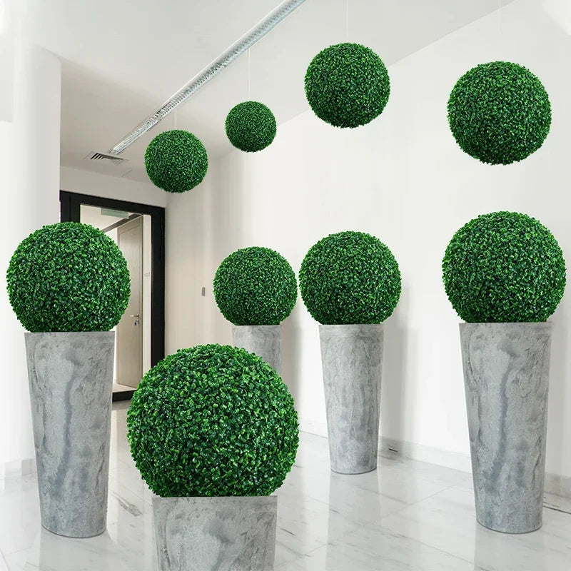 Decorative artificial box ball for outdoor interior - 50CM