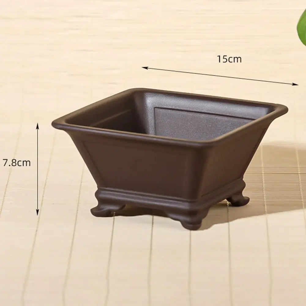 Clay flower pots for gardening and creative bonsai - view 2
