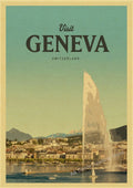 Retro Travel Poster Wall Art for Tourism, Design 22 - 22 / A3 16.5 x 11.8 inches