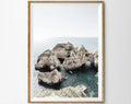 Ocean Wave Photography Poster with Soothing Blue Shades - 30X45cm Unframed / 8