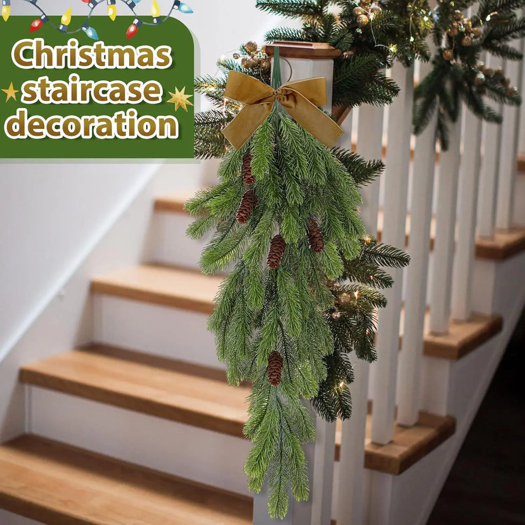 Artificial pine apple garland for Christmas decorations