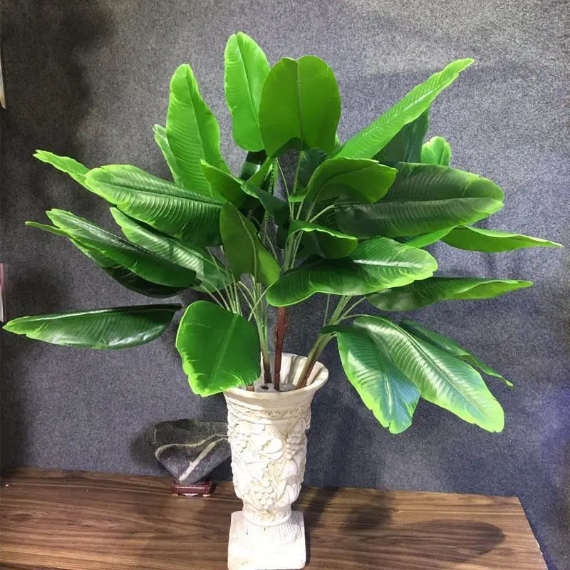 Large artificial tropical banana plants jungle decorations - view 4