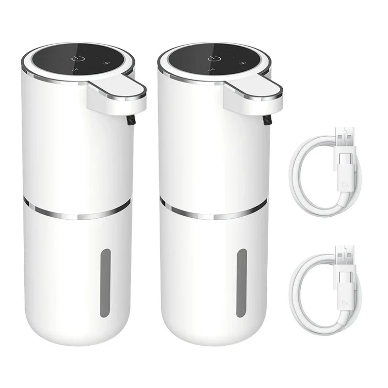 Automatic contactless liquid soap dispenser 380 ml - 2 Black Pieces