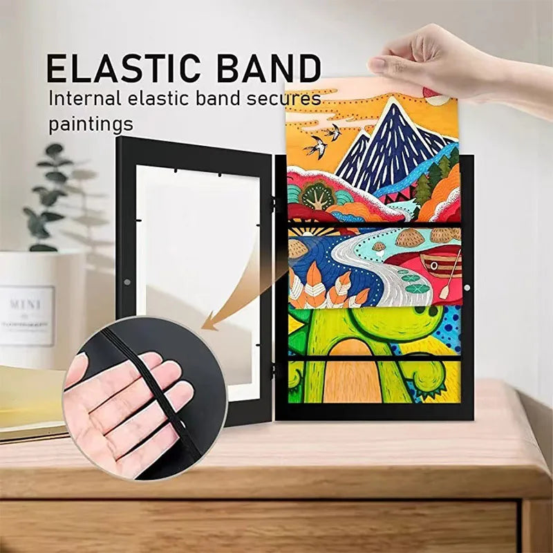 Magnetic art frames for children interchangeable decorations - view 9