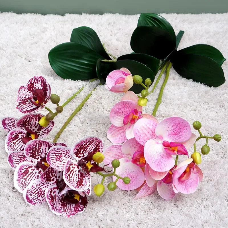 Artificial flowers orchids butterfly for wedding decoration - view 4