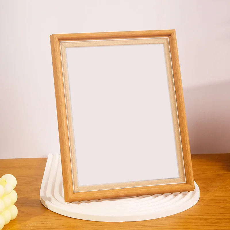 Wooden Picture Frame for Family Portraits and Weddings - Yellow / 6 inches - 10.1 x 15.2 cm