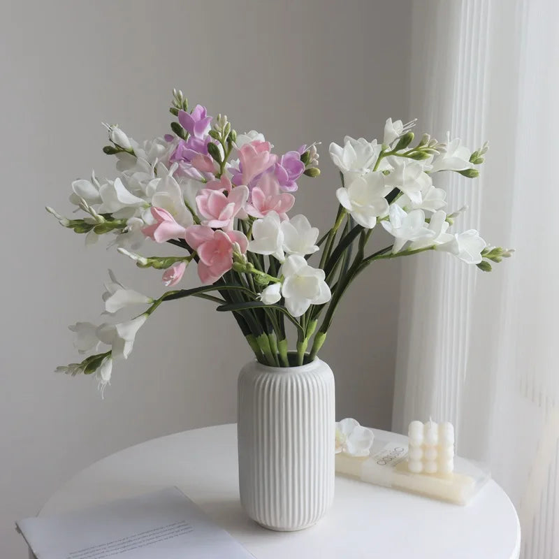 Artificial flowers orchids wedding bouquet elegant decoration