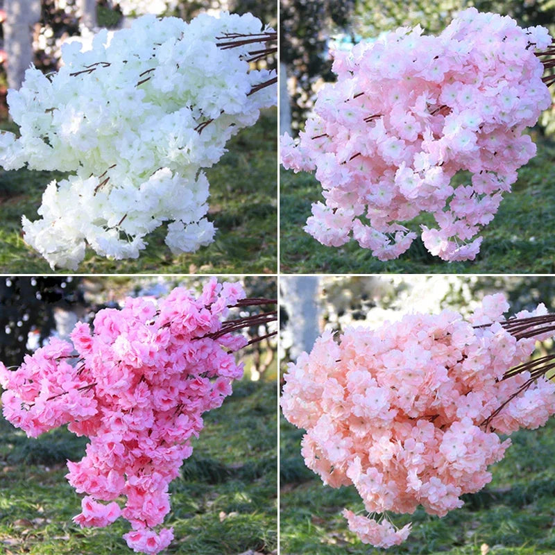 Artificial cherry flowers for wedding decoration and DIY