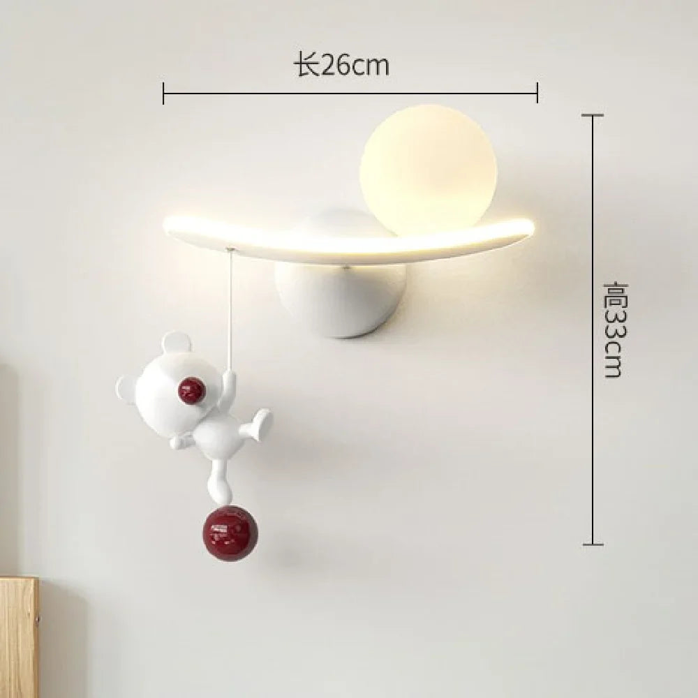 Wall sconce in metal for interior decoration - B