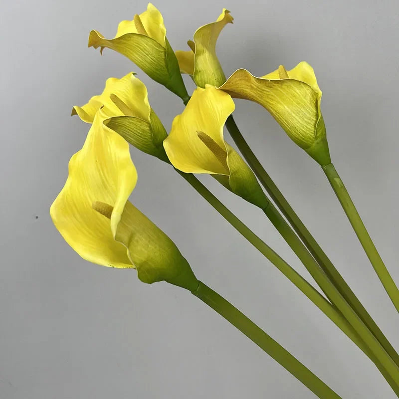 Set of 4 artificial calla lys for wedding decoration