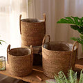 Handmade sea-sink storage basket for plants and flowers