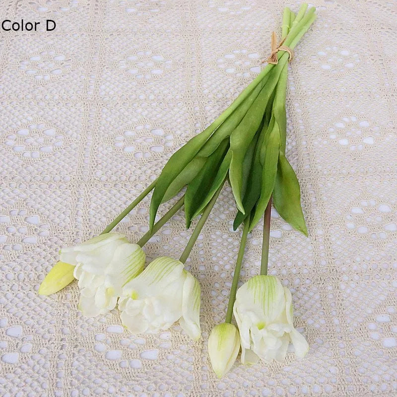 Large baroque silicone tulips luxury decoration for events - view 4