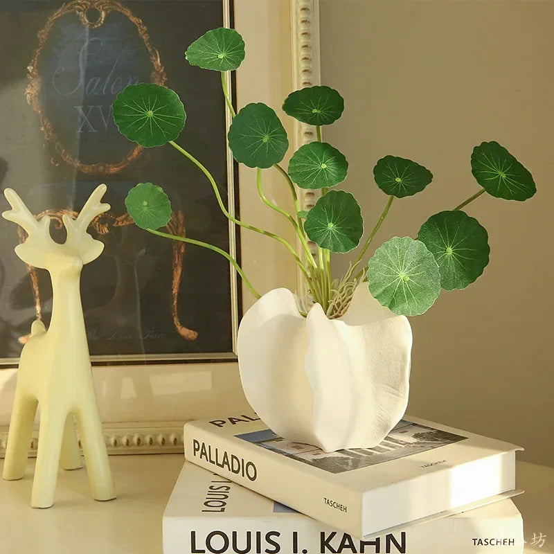 Artificial plant decoration green leaves lotus for indoor and outdoor