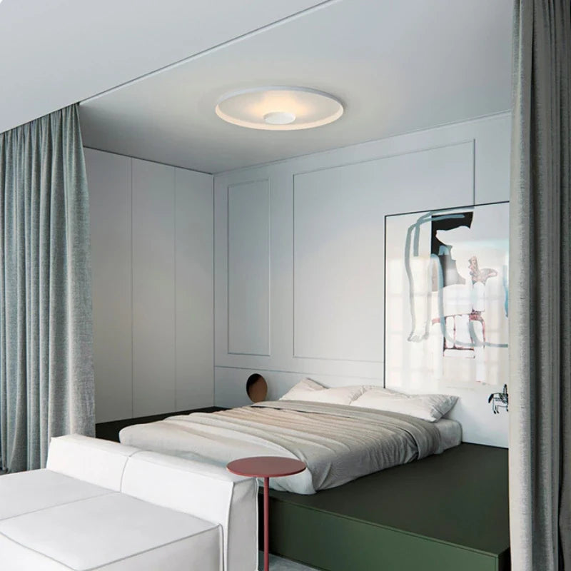 Minimalist led ceiling in aluminium for all spaces - view 2