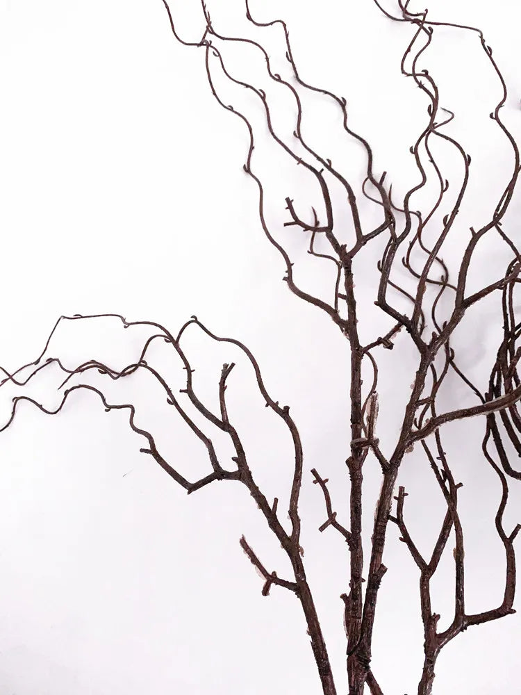 Decoration in artificial flowers in dried rattan - view 4