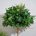 Green Plants Outdoor Runners Wedding Decoration, Artificial Plants Ball Road Leaders Decoration Fake Plants Garden Decoration - 50cm flower ball