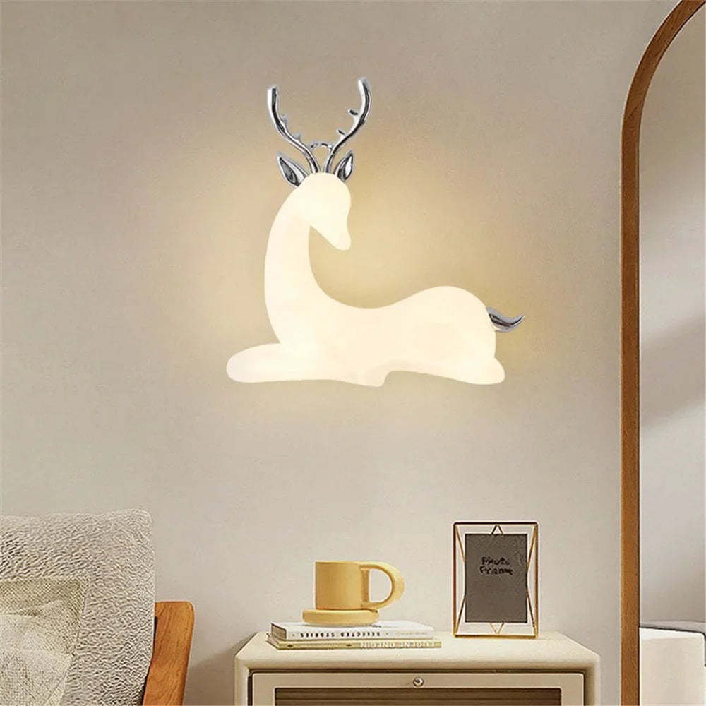 Nordic wall sconce in decorative metal for baby room - view 3